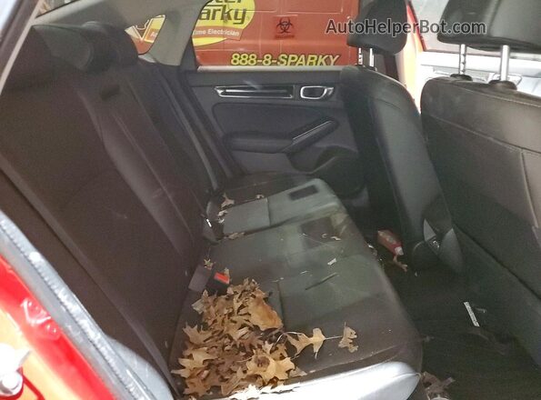 2HGFE1F99PH304037 2023 HONDA CIVIC Red Vista de los asientos traseros