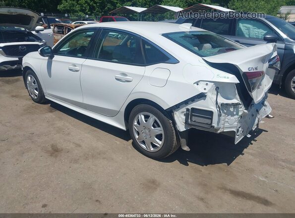 2HGFE2F20PH539452 2023 HONDA CIVIC Белый Задняя левая четверть
