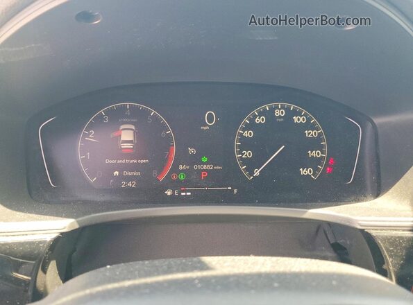 2HGFE2F20TH553233 2026 HONDA CIVIC Silver Widok zestawu wskaźników