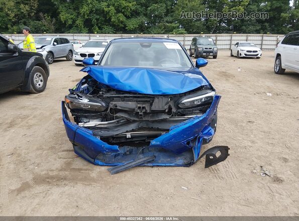 2HGFE2F21NH528490 2022 HONDA CIVIC Blue Вид спереду