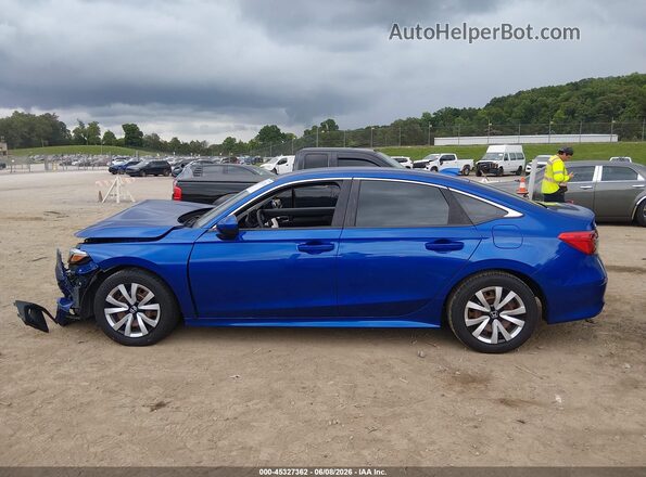2HGFE2F21NH528490 2022 HONDA CIVIC Blue Панорамний вид салону 360°