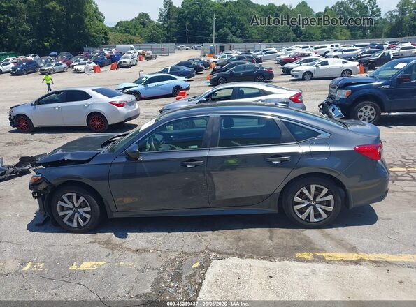 2HGFE2F21NH584364 2022 HONDA CIVIC Gray Սալոնի 360 աստիճան տեսք