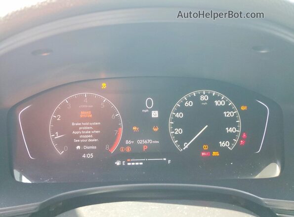 2HGFE2F21NH590424 2022 HONDA CIVIC White Սարքավորումների վահանակի տեսք
