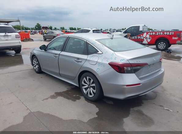 2HGFE2F21SH521986 2025 HONDA CIVIC Silver Հետևի ձախ