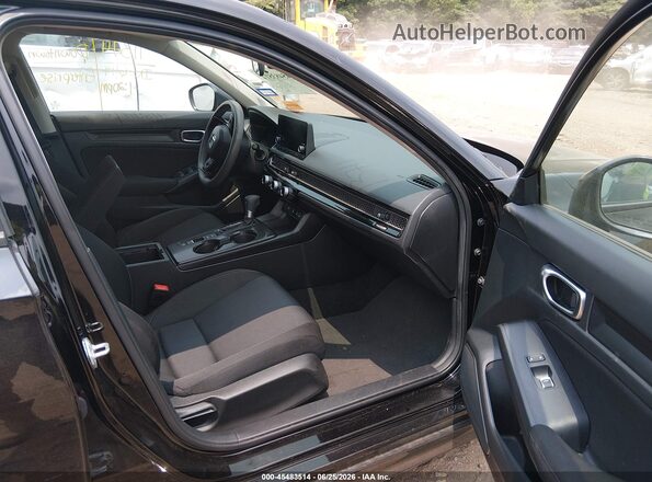 2HGFE2F21SH602518 2025 HONDA CIVIC Black Front interior view
