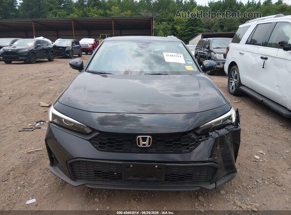 2HGFE2F21SH602518 2025 HONDA CIVIC Black Instrument cluster view
