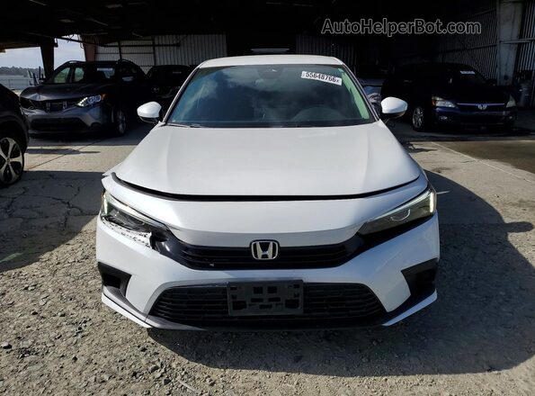 2HGFE2F22NH506627 2022 HONDA CIVIC White Widok z przodu