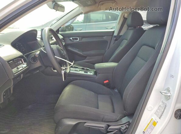 2HGFE2F22NH506627 2022 HONDA CIVIC White Widok wnętrza z przodu