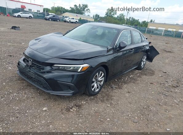 2HGFE2F22NH520334 2022 HONDA CIVIC Black Przód lewy