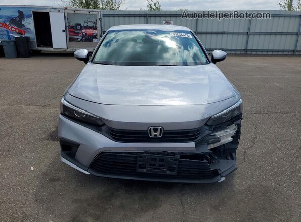2HGFE2F22NH532161 2022 HONDA CIVIC Silver Widok z przodu