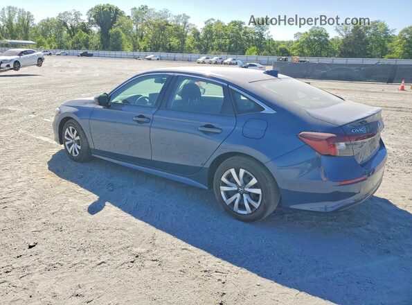 2HGFE2F22SH582523 2025 HONDA CIVIC Blue უკანა მარცხენა