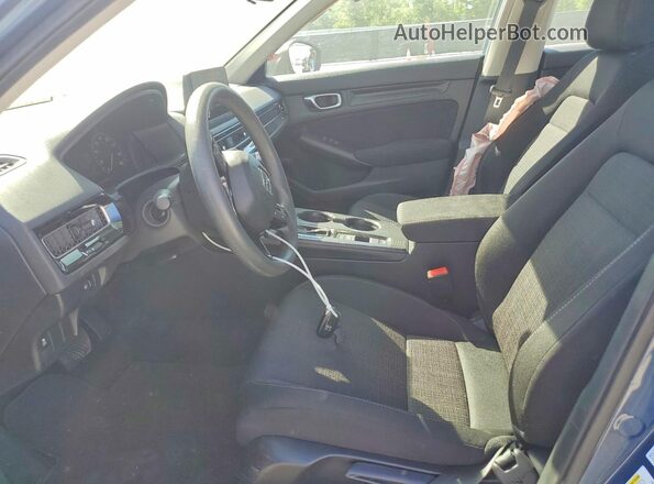 2HGFE2F22SH582523 2025 HONDA CIVIC Blue წინა სალონის ხედი