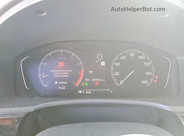 2HGFE2F22SH582523 2025 HONDA CIVIC Blue ხელსაწყოთა პანელის ხედი