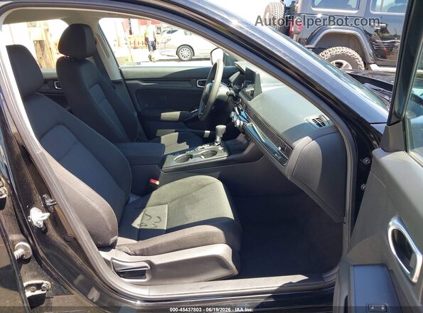 2HGFE2F22SH601619 2025 HONDA CIVIC Black Front interior view