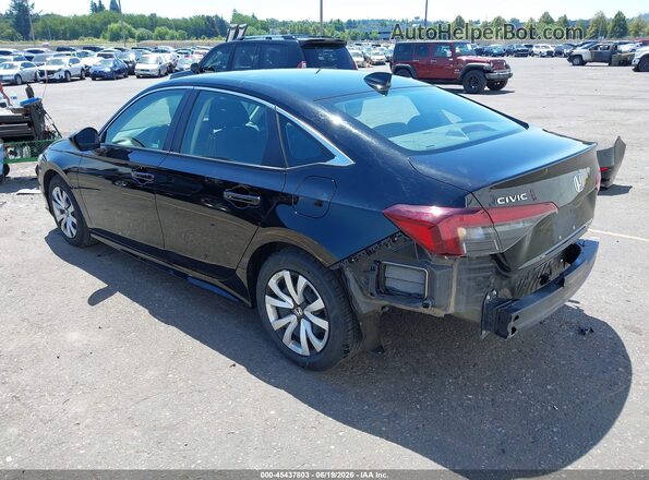 2HGFE2F22SH601619 2025 HONDA CIVIC Black Rear left