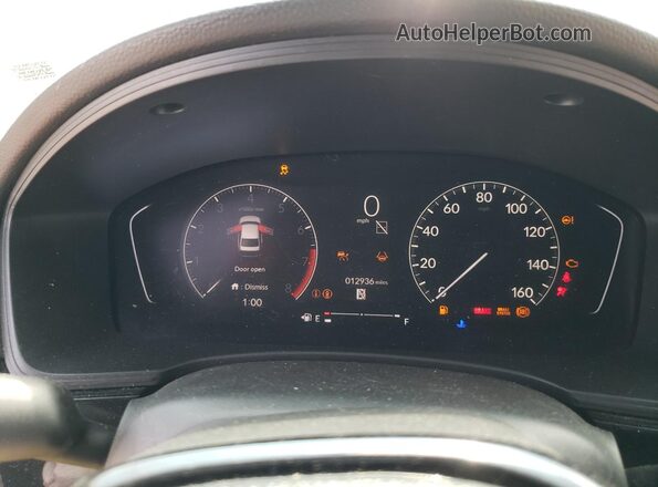 2HGFE2F23SH543262 2025 HONDA CIVIC Gray Instrument cluster view