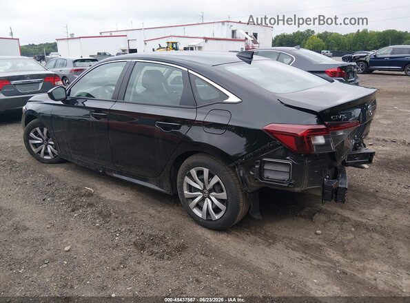 2HGFE2F23SH600611 2025 HONDA CIVIC Black Rear left