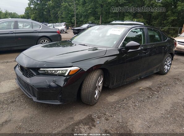 2HGFE2F23SH600611 2025 HONDA CIVIC Black Front left
