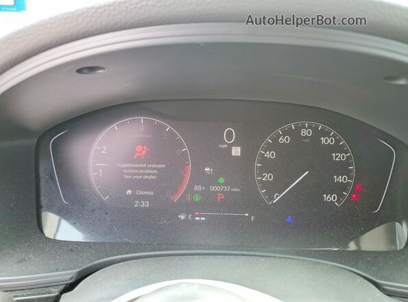 2HGFE2F23TH550567 2026 HONDA CIVIC White Instrument cluster view