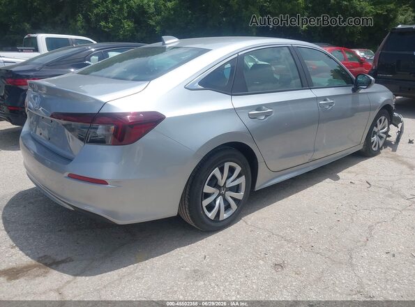 2HGFE2F23TH585481 2026 HONDA CIVIC Silver უკანა მარჯვენა