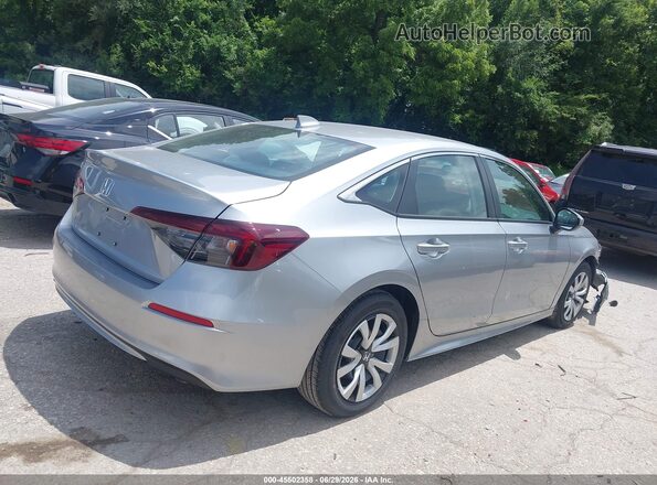 2HGFE2F23TH585481 2026 HONDA CIVIC Silver ხელსაწყოთა პანელის ხედი