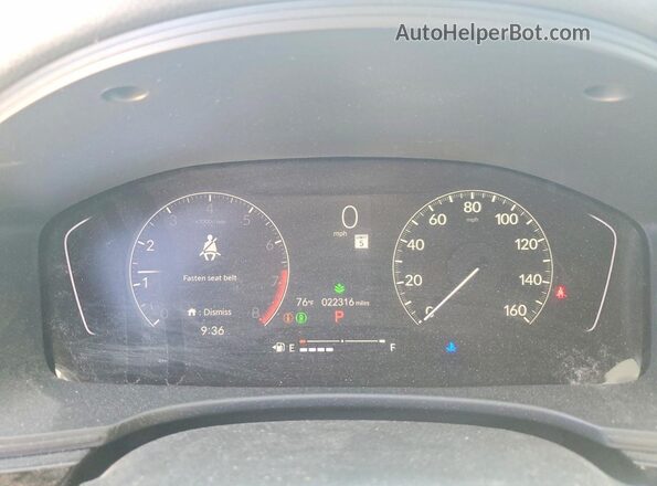 2HGFE2F24RH530417 2024 HONDA CIVIC Charcoal Instrument cluster view