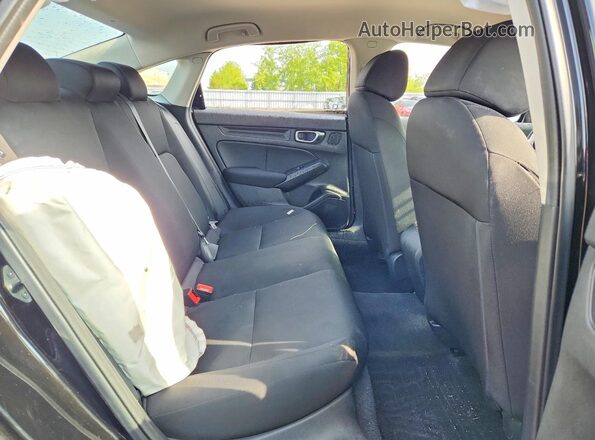 2HGFE2F24SH101798 2025 HONDA CIVIC Black Widok tylnych siedzeń
