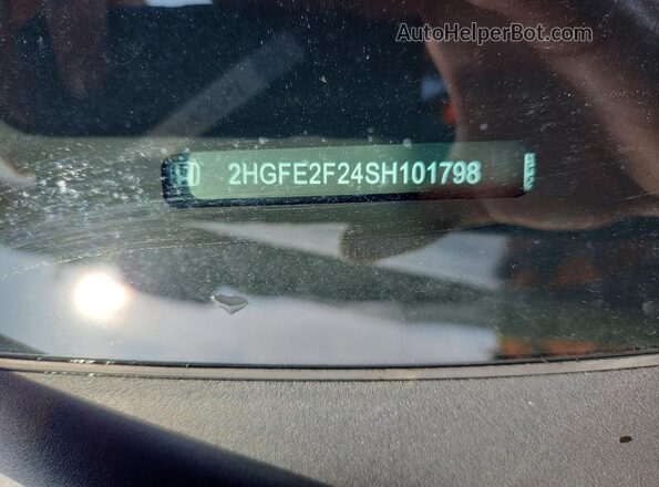 2HGFE2F24SH101798 2025 HONDA CIVIC Black Widok komory silnika