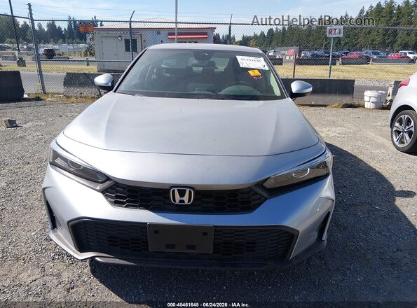 2HGFE2F24SH520430 2025 HONDA CIVIC Silver Вид щитка приладів