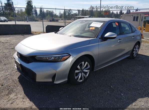 2HGFE2F24SH520430 2025 HONDA CIVIC Silver Передня ліва чверть