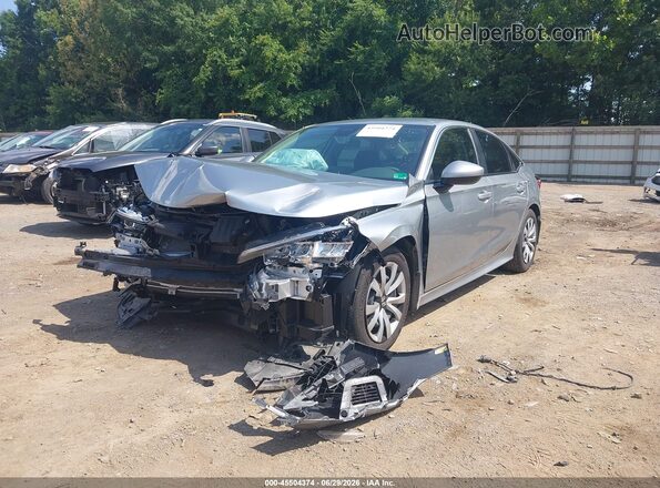 2HGFE2F24TH537424 2026 HONDA CIVIC Silver წინა მარცხენა ხედი სამი მეოთხედიდან