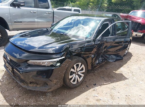 2HGFE2F25NH507450 2022 HONDA CIVIC Black Передня ліва чверть
