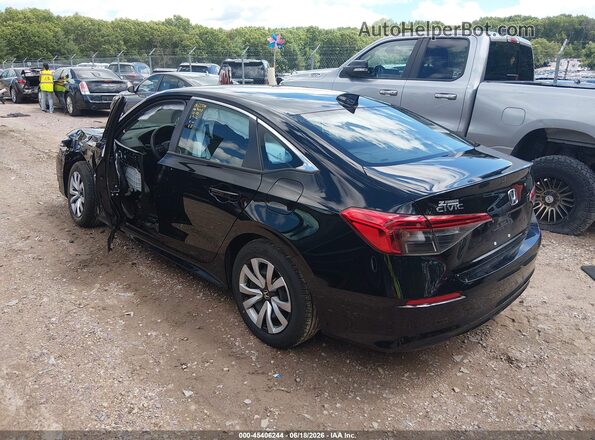2HGFE2F25NH507450 2022 HONDA CIVIC Black Задня ліва чверть