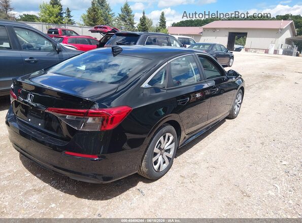 2HGFE2F25NH507450 2022 HONDA CIVIC Black Задня права чверть