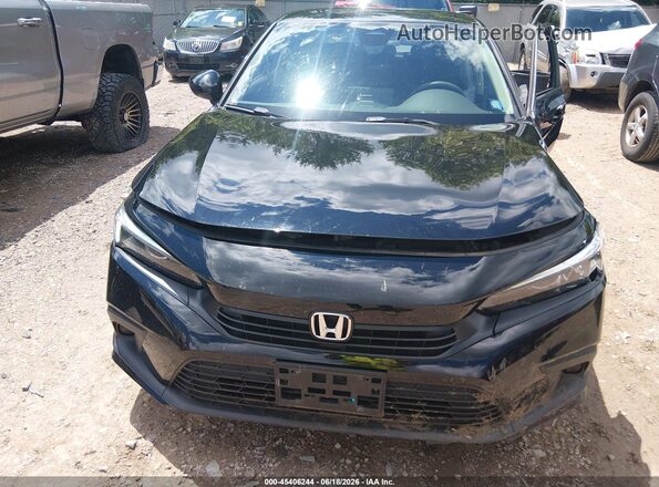 2HGFE2F25NH507450 2022 HONDA CIVIC Black Вид щитка приладів