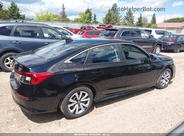 2HGFE2F25NH507450 2022 HONDA CIVIC Black Вид задньої частини салону