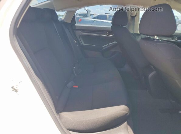2HGFE2F25NH516987 2022 HONDA CIVIC Белый Вид задних сидений