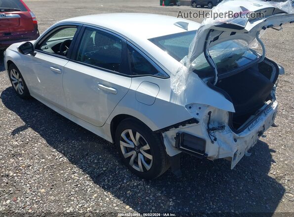 2HGFE2F25NH520179 2022 HONDA CIVIC White უკანა მარცხენა
