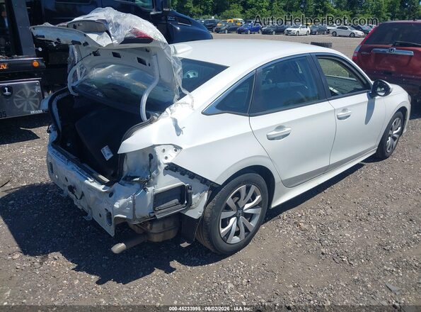 2HGFE2F25NH520179 2022 HONDA CIVIC White უკანა მარჯვენა
