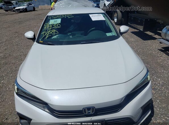 2HGFE2F25NH520179 2022 HONDA CIVIC White ხელსაწყოთა პანელის ხედი