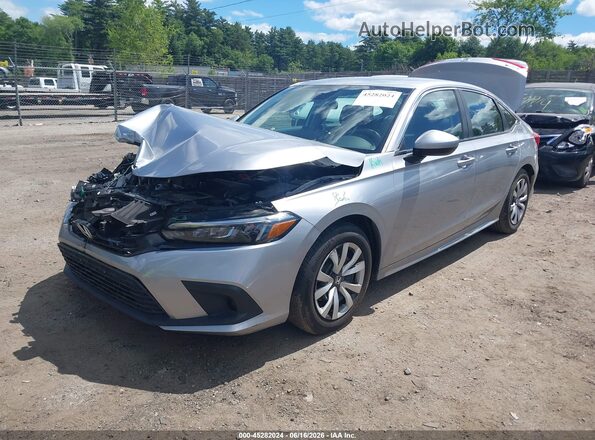 2HGFE2F25NH558902 2022 HONDA CIVIC Silver Передня ліва чверть