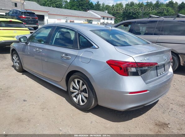 2HGFE2F25NH558902 2022 HONDA CIVIC Silver Задня ліва чверть