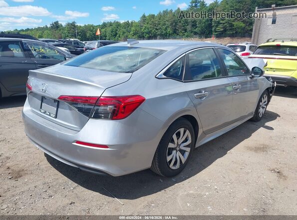 2HGFE2F25NH558902 2022 HONDA CIVIC Silver Задня права чверть