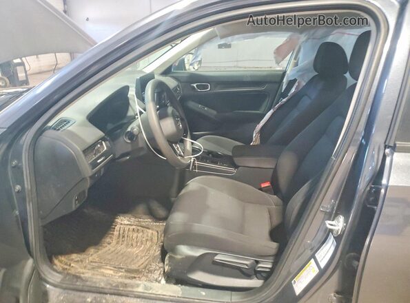2HGFE2F25PH102692 2023 HONDA CIVIC Gray Widok wnętrza z przodu