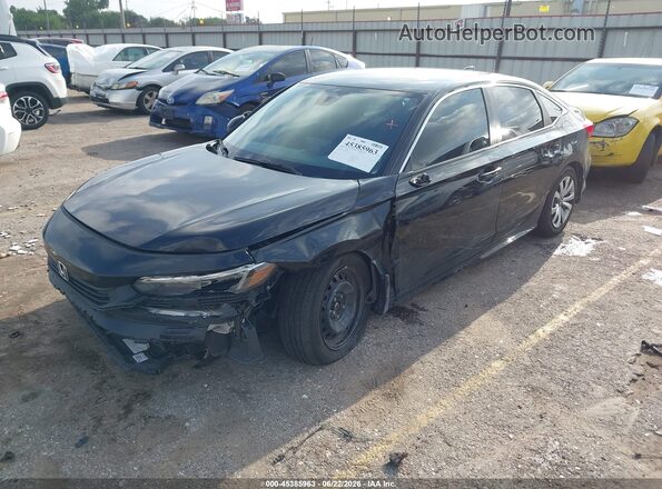 2HGFE2F25RH561241 2024 HONDA CIVIC Black Vista tres cuartos delantera izquierda