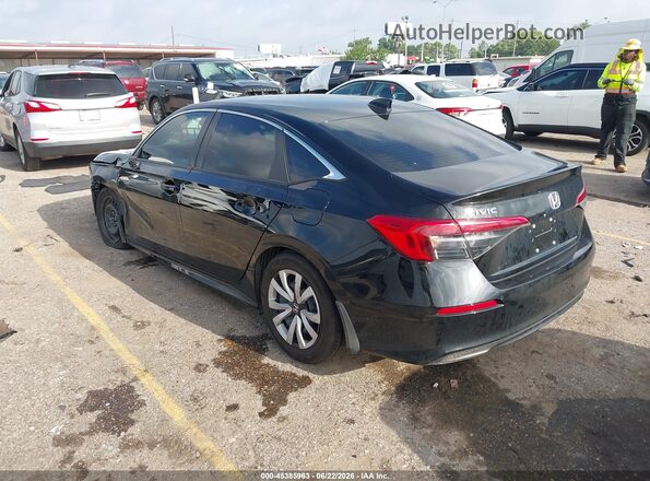 2HGFE2F25RH561241 2024 HONDA CIVIC Black Trasero izquierdo
