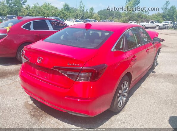 2HGFE2F25TH595154 2026 HONDA CIVIC Red Tył prawy