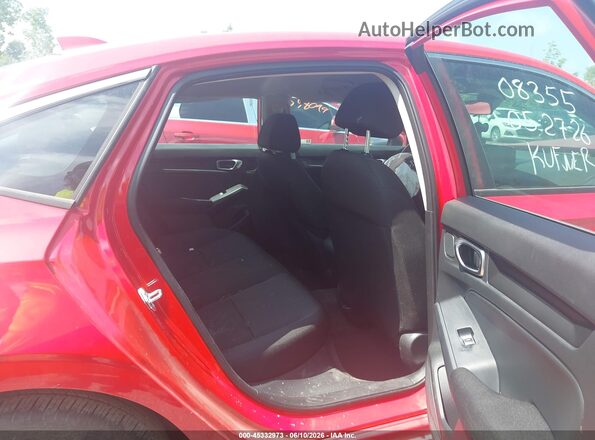 2HGFE2F25TH595154 2026 HONDA CIVIC Red Widok naklejki z numerem VIN