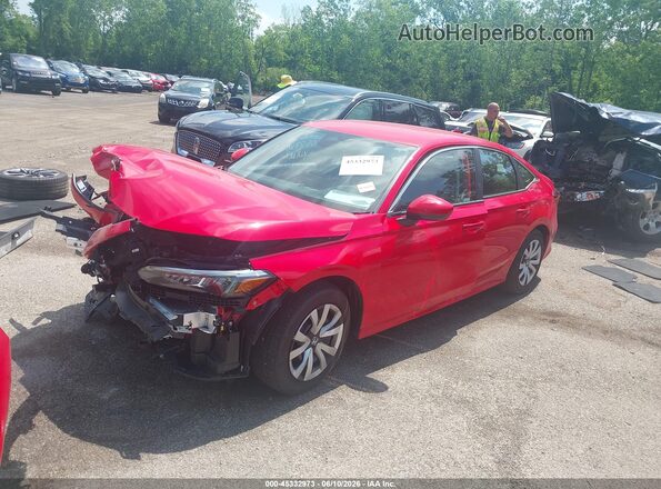 2HGFE2F25TH595154 2026 HONDA CIVIC Red Przód lewy
