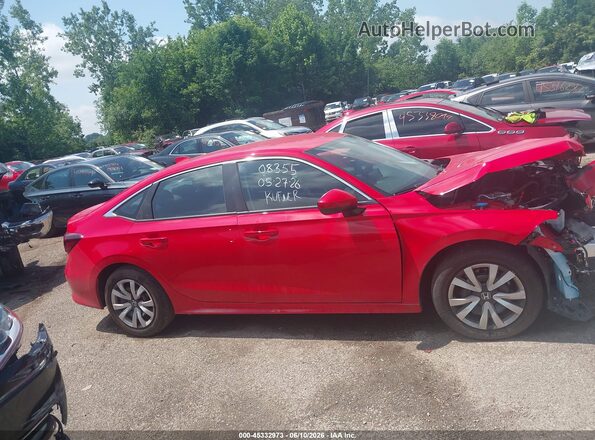 2HGFE2F25TH595154 2026 HONDA CIVIC Red Widok wnętrza z tyłu